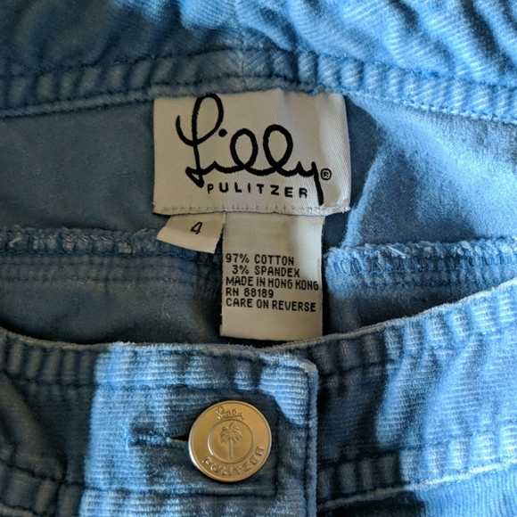 Lilly Pullitzer Corduroy pants, size 4 - Picture 4 of 5